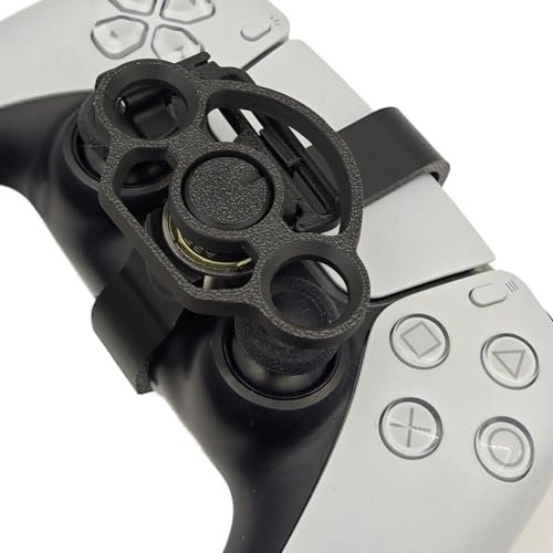 Impresión 3D Mando de juego Mini volante para PS5 y para PS5 slim Mando de juego Auxiliar de recambio Ligero Mango Volante de carreras Accesorios para juegos (2)