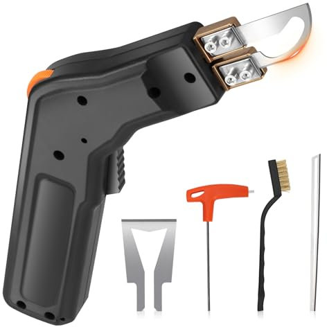 300W Styroporschneider Elektrische, 0-600℃ Schnell-Heißdrahtschneider mit 3 Nichrom Klingen, Styropor Schneidegerät für Styropor, EPP, KT Board, EPS, PU, EVA