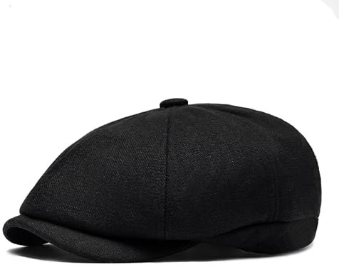 GOZINA Schiebermütze Newsboy Cap, Baskenmütze, Flatcap und Ballonmütze Schirmmützen für Herren