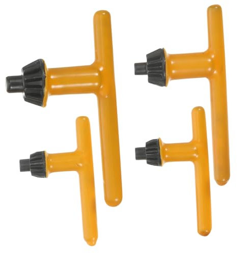 Gadpiparty Schnellspannbohrfutter 4-teiliges Set Mit T-griff-bohrfutterschlüssel Für Bohrmaschinenzubehör Spannwerkzeug Für Elektrische Bohrmaschinen