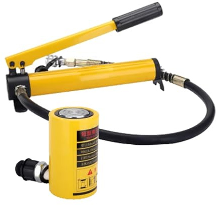 Corsa da 2 pollici con pompa manuale CP-180, adatta for l'installazione e la manutenzione nei cantieri edili, martinetto idraulico, impieghi gravosi(20T jack+CP-180 hand pump)