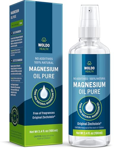 Spray d'huile de magnésium Zechstein Chlorure 100 ml – pure, naturelle et avec la plus haute concentration