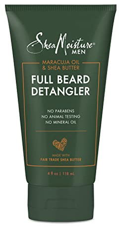 Shea fuktare män full skäggdetekterare, alla naturliga ingredienser, maracujaolja och sheasmör, mjukt hår och lätt knutar för en scufffri beard, 10 ml