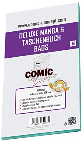 Comic Concept Deluxe Manga & Taschenbuch Bags M (146 x 206 mm)
