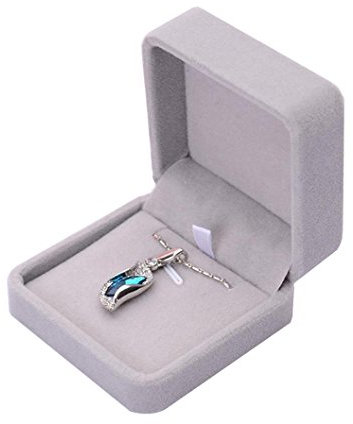 New Velvet Gift Box Jewellery Ring Necklace Bracelet Display Storage Case