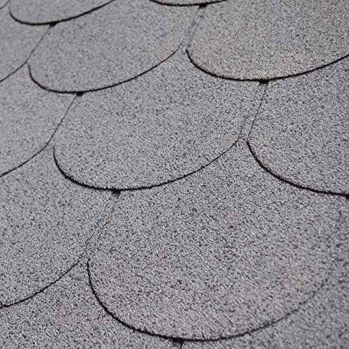 Dachschindeln 10er Pack Biberschwanz grau je 3,5 m² = Gesamt 35,0 m²