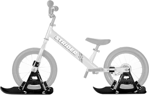 Strider 14x Sport Snow Skis Set - Transform Balance Bike into Sled - Fits Our 14x Balance Bike - for Kids 3 to 6 Years - Tool-Free Assembly