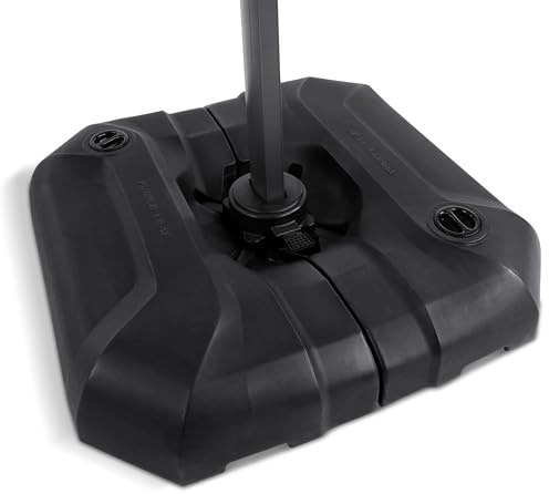 PURPLE LEAF Patio Umbrella Base Water & Sand Filled Weighted Base Outdoor Umbrella Base for Cantilever Offset Patio Umbrella, 90KG