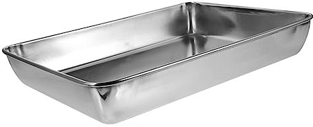 Gogogmee Taubenbadewanne Papagei Badewanne Käfig Nymphensittiche Badewanne Papageien Reinigungszubehör Vogeltränke Schüssel Waschbecken für Vögel Badewanne Taubenbadewanne Vogelbecken Edelstahl Metall