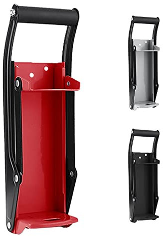 Frantoio per lattine e apribottiglie, strumenti di riciclaggio per il riciclaggio di lattine di soda e birra in alluminio da 500 ml (rosso)