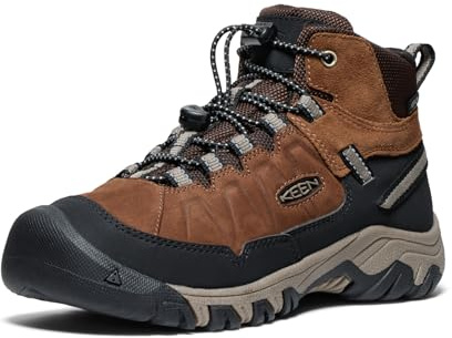 KEEN Targhee 4 Mid Waterproof, Wanderstiefel, Bison/Brindle,