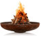 Braciere da Giardino - MOODZ Outdoor Living - Barciere - Corten - Bracere da Giardino Esterno (Corten, Ø80 cm)