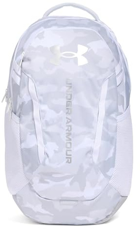 Under Armour Hustle 6.0 Backpack, Mod Gray/Metallic Silver, One size, Hustle 6.0 Backpack