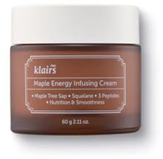 DearKlairs Maple Energy Infusing Cream 60g, Anti-Aging, Firming Korean Skincare, Peptide, Skin Barrier, Repair, moisturizing and hydrating, For Dry Skin