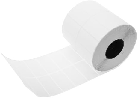 JUMPLAWN 1Roll Blank Marking Labels Roll Self Adhesive Write Stickers for Food Containers Jars Bags Easy Peel Freezer Labels Convenient Organization