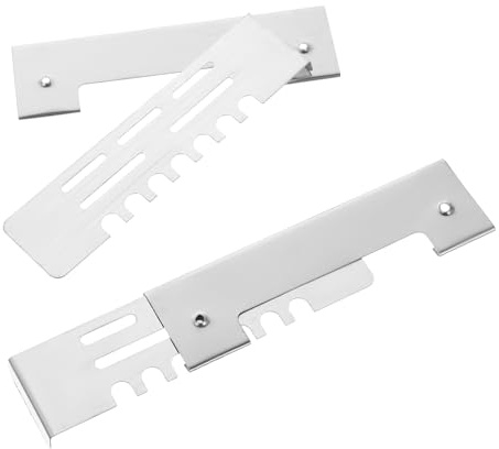NUOBESTY 2 pièces Anti-évasion Métal pour Cadre de Ruche Porte Entrée Réglable pour Apiculteurs Dispositif et Pratique pour Contrôle Accès des Abeilles