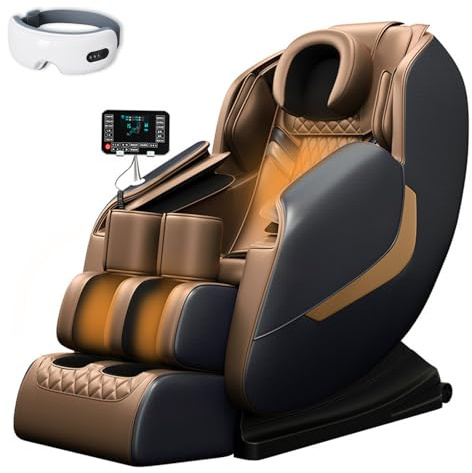 LFFTBK Sillón De Masaje para Todo El Cuerpo, Amasamiento por Acupresión SL con Función De Calefacción, Sillón Reclinable para Salón Doméstico para Adultos.(Noir)