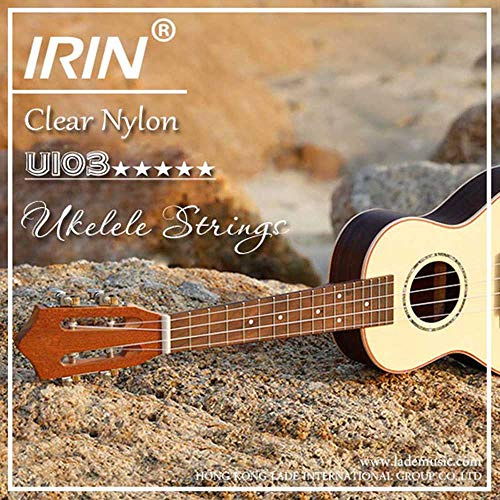 Karlak Ukulele-strängar Nylonmaterial Av Hög Kvalitet för Klara Ljud 4 St/set Vit för Musikentusiaster