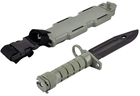 ZTAC Finto Coltello in PLASTICA Softair Dummy BAIONETTA M9 Verde MP9002-GREEN MP