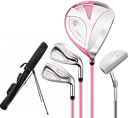 PGM Golfschläger, Driver, Rechts, Rosa, Regulär, Standard Sand Wedge Size, Erwachsene, Golfspieler