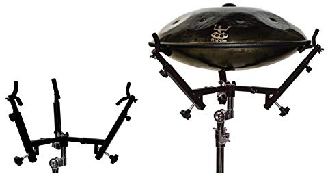 Terre Handpan Djembe Didgeridoo stand, Stainless Steel Handpan Djembe Didgeridoo Display, Heavy Duty (Top part for Handpan)