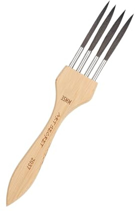 Künstlerpinsel mit 4/6 Zähnen, Acryl-Pinsel, mehrzahnig, Malpinsel für Aquarell, Acrylmalerei, mehrzahniger Pinsel, Nylon-Haarpinsel, Aquarellmalpinsel