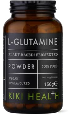 L-Glutamine Powder, 150g – Plant-Based, Naturally Fermented Amino Acid Supplement – Supports Muscle Recovery, Gut Health & Digestive Balance – Unflavoured, Vegan