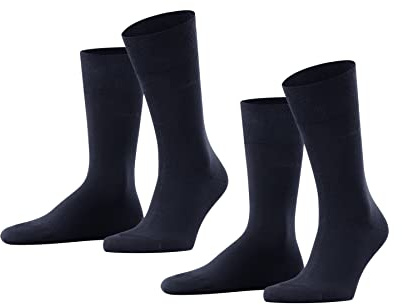 ESPRIT herr Basic Easy 2-Pack Strumpor bomull andningsaktiv