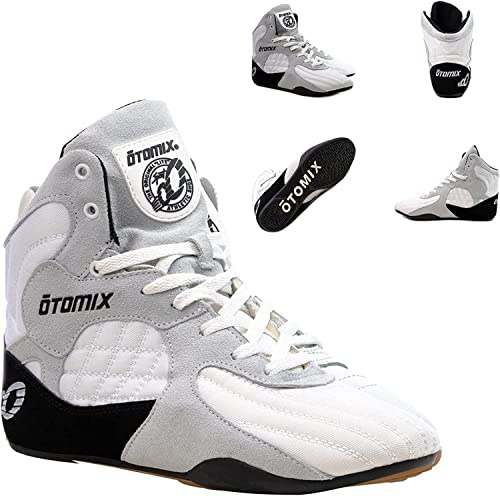 Otomix Stingray Escape - Bodybuilding Skor Tyngdlyftande Skor för män Kvinnor Maximal dragkraft Slitstark Lättvikt Bekväma träningsstövlar för MMA Wrestling Boxning