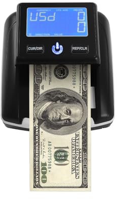 HINOPY Geldzählmaschine und Geldzählmaschine Währungszähler für Euro Dollar Pfundgerät