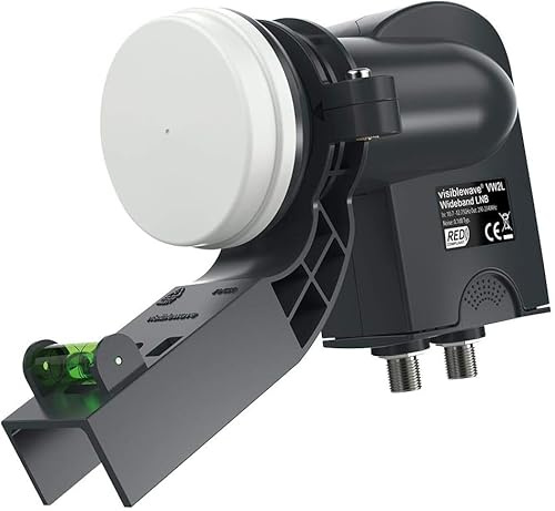 DragonSat Twin Output Wideband LNB med klämma antenn och satellitutrustning