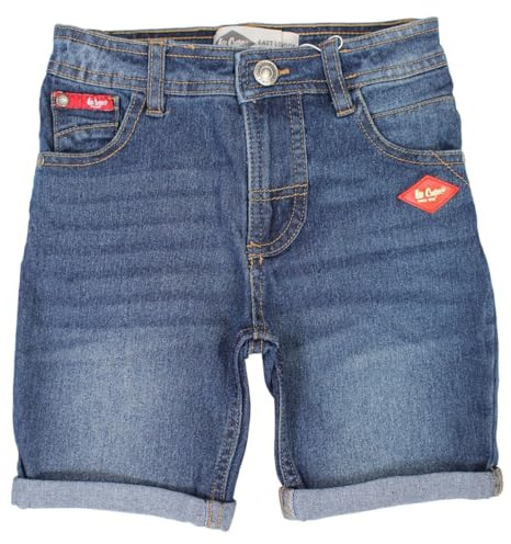Lee Cooper, Bermudas, Pantalones Cortos, Short, niño, niña, Azul, Talla 8A - GLC110 BJ S1-8A