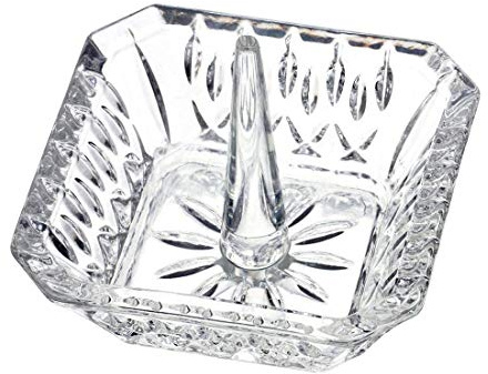 H&D Crystal Ring Holder Dish