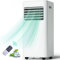 Warmiehomy Air Conditioning Unit Portable Air Conditioner 7000 BTU, Air Conditioner 4-in 1 Air Cooling Fan with 2 Speeds,Ventilation, Dehumidifying and Remote Control, Aircon for Rooms Up to 215ft