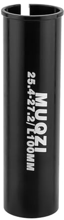 TRIWONDER Cykelsadel stolpe schack cykel sadelstolpe tub adapter aluminiumlegering reducerande hylsshjul för mountainbike (25,4 till 27,2 mm)