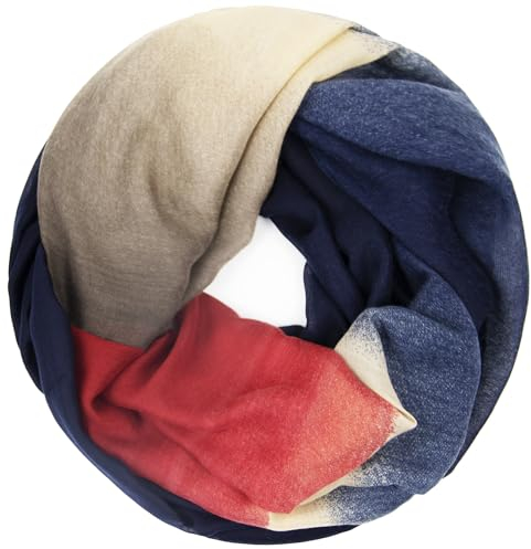 Glamexx24 Damen Schal leichter Langschal Loop Schlauchschal Tuch Viele Farben