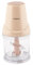 Tognana Iridea, Tritatutto Elettrico 0,5 L, Plastica-Acciaio Inox, Champagne