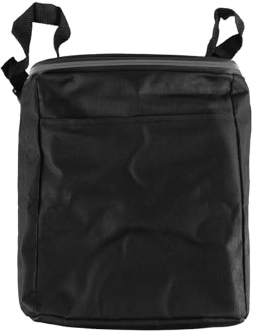 CENPEK Removable Bicycle Front Canvas Basket Handbag Bicycle Basket Suitable For Adults And Boys Girls Bicycle Balance Car Tricycle Scooter (Black)