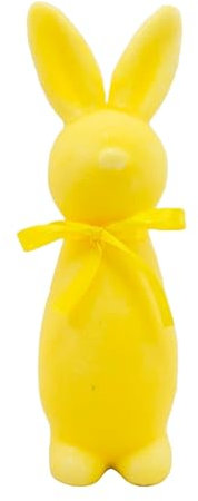 Osterdeko Modern,Deko Osterhasen Gross,0sterhasen Figuren Groß, Osterhasen Deko Groß Filz, Mit Schleife Beflockte OberfläChe, Dekofiguren Zur Osterdekoration Kleines Geschenk FüR Kinder (A)