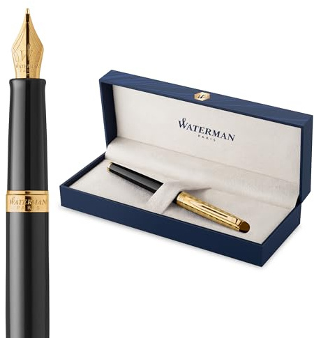 Waterman Hémisphère Fountain Pen |The Opera Collection | Black & Gold| Gift Box