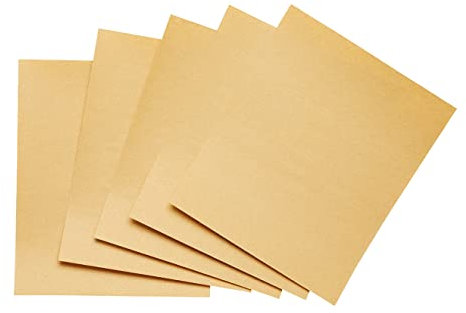 Fit For The Job 5 Large A4 Size Sheets Fine Grade Sandpaper for Sanding Wood, Furniture, Metal, Plaster For Home Improvement, Decorating & More, 11x9 inch (230x280mm) 11 x 9