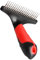 Karlie Flamingo-Unterfell-Harke einreihig lang / breit L: 15.5 cm B: 11 cm H: 5 cm rot-schwarz