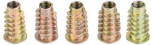 M6 Sexkantig Mutter 50 St Sexagonal Muttrar I Zinklegering För Trämöbler M6x20 Hexagon Nut Metric Thread Zinc Plated Wood Furniture Fastener