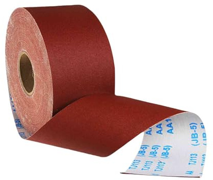 Slipande sliprulle 5 meter x 100 mm sandpapper rulle poleringsverktyg 100 korn