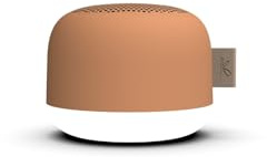 KREAFUNK Alight Magnetic Bluetooth Speaker with Light (Waffle Orange)
