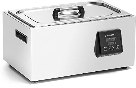 Forgast Sous Vide Circulador Bemar | Capacidad 28 Litros | Cocina al Vacío y Baño María | Garantiza una Temperatura Uniforme | Alimentos Cocinados en su Punto | Potencia 1800W