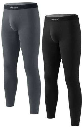 Bas Thermiques Homme Caleçons Longs sous-vêtements Thermiques Pantalon Maillots de Corps De 0°C À 10°C Mélange Viscose Polyacrylique Coton Chauds Evacuant L'humidité