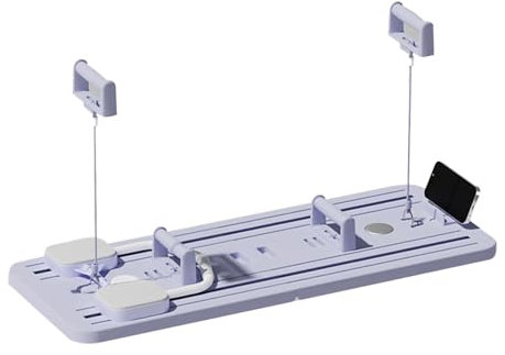 Auto Rebound Abdominal Wheel – 8-in-1 Bauchroller, integrierter Handyhalter mit Rebound | -Fitness-Trainingsgerät, geräuschloses Bauchrad, das M