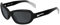 KARL LAGERFELD Unisex KLJ6200S Sonnenbrille, Black/Crystal, 57