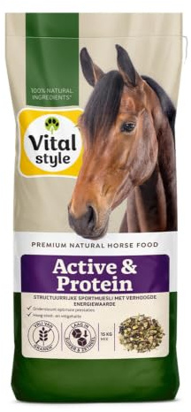 Vitalstyle Hästmüsli Active & Protein 15 kg